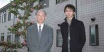 白石太一郎 教授(左)、藤本悠 氏(写真右:同志社大学文化情報学部)