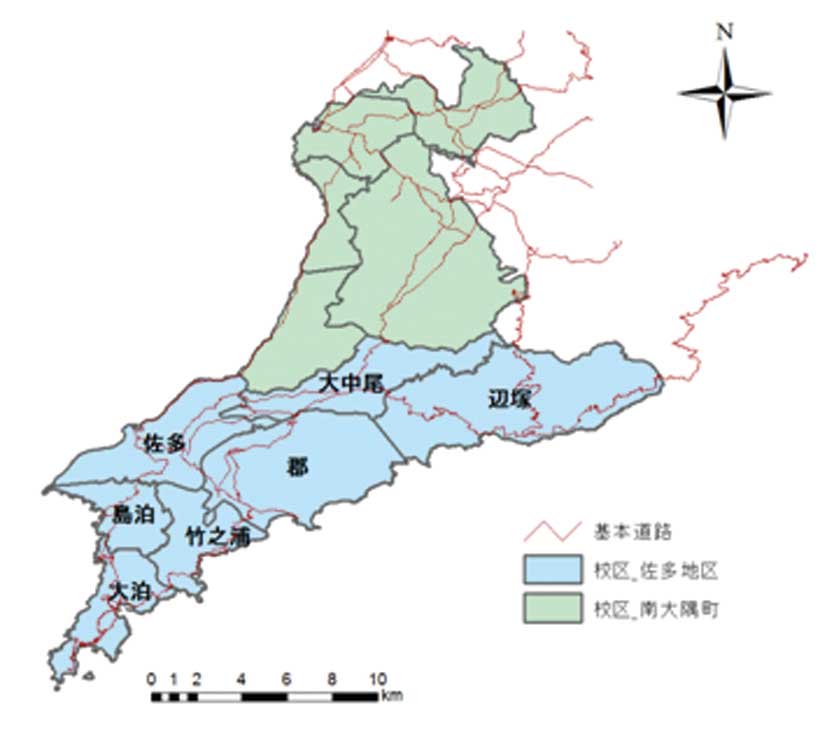 南大隅町全体図