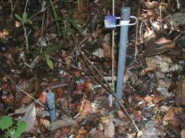 データロガーによる地価水位の現場観測