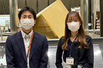 感染症対策部 事業推進課感染症医療整備 担当 沼口 氏(左)、櫻井 氏(右)