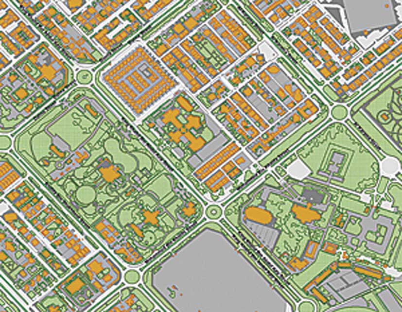 アブダビ大縮尺ベースマップ（アブダビ市提供）