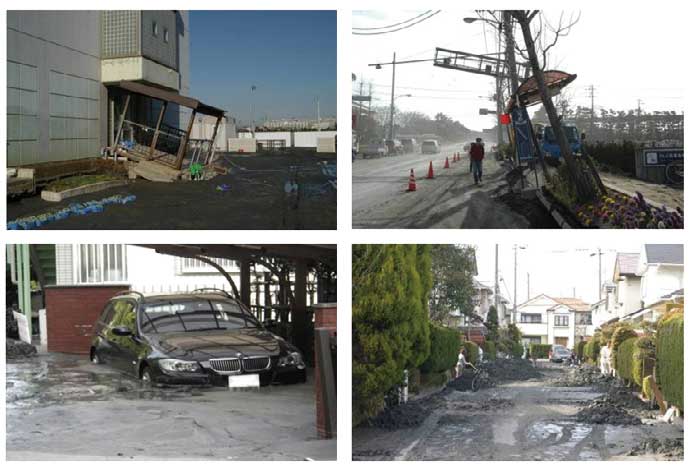 震災での被害状況の把握と情報提供