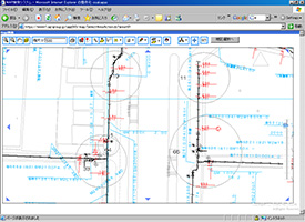 高圧幹線の表示