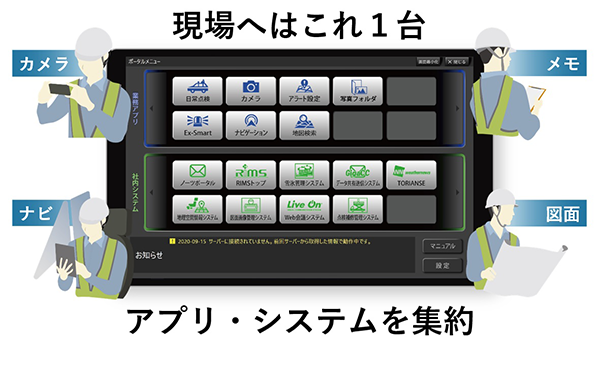 NEXCO 西日本タブレットシステムを開発