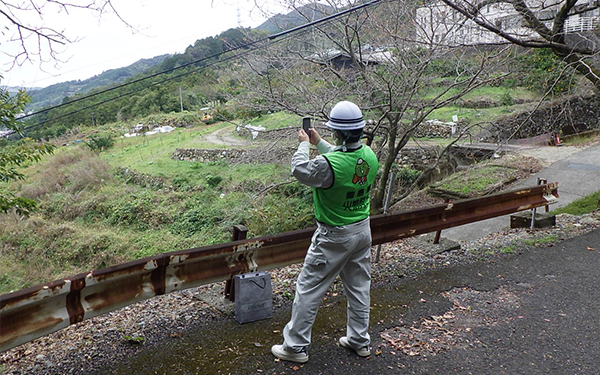 山地災害対策にモバイルアプリを活用