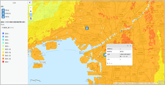 災害リスクシミュレーションデータ
