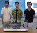 （独）水産総合研究センター　遠洋水産研究所 左から　伊藤智幸主任研究員/黒田啓行研究員/境磨研究員