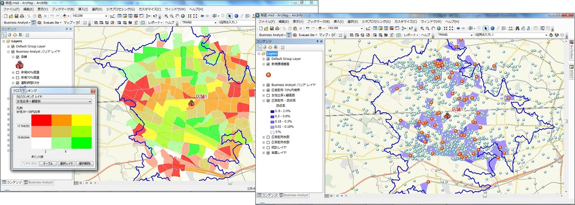 ポスティング活動の最適化