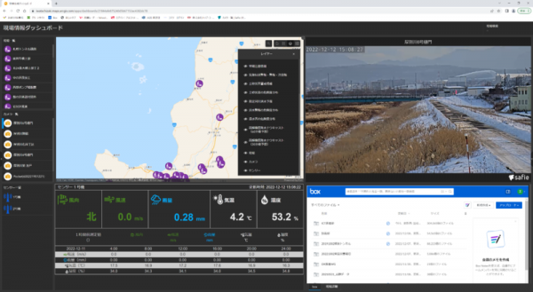 IoT デバイス情報、Safie カメラ映像などを一画面に表示