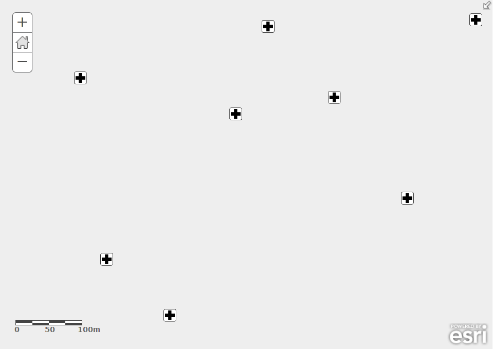 背景地図がない状態