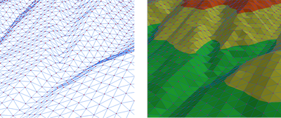 TIN モデル（三角形網）