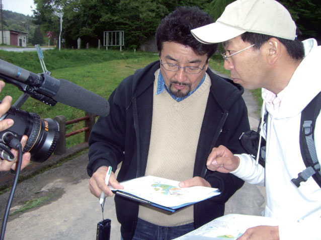 現地調査の様子