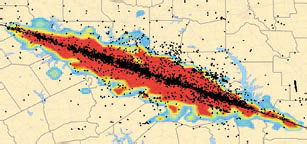 破片位置マップ