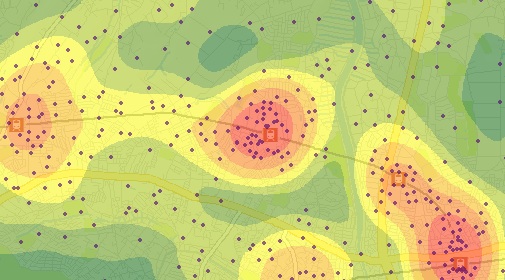 密度解析のイメージ
