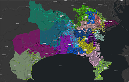 配送テリトリーの計画支援
