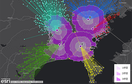新たな配送拠点の計画支援