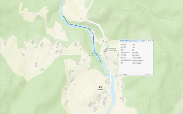 小水力発電における適地選定シミュレーション