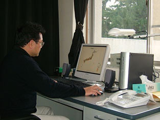 GIS で被害状況の分布図を取りまとめる
生田和正 生態系保全研究室長