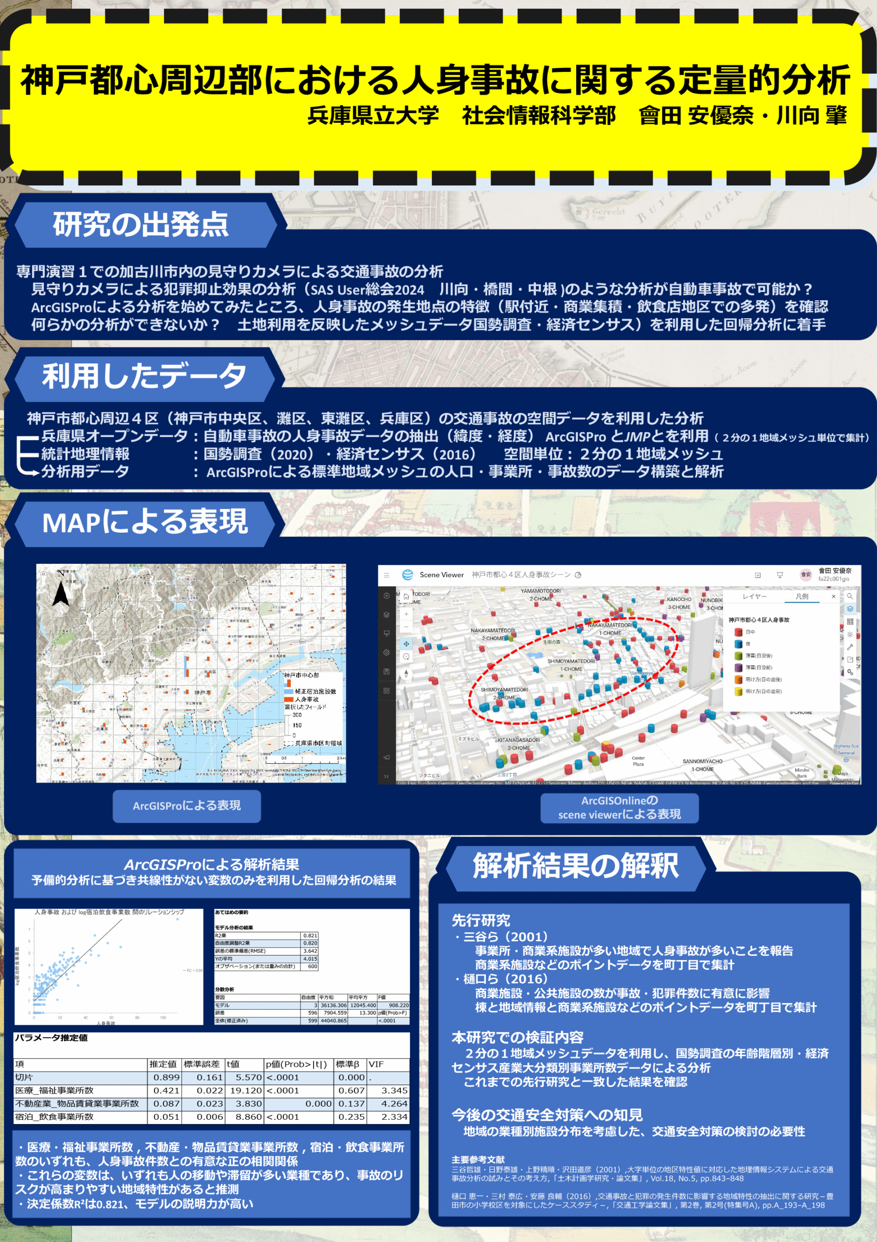 神戸都心周辺部における人身事故に関する定量的分析