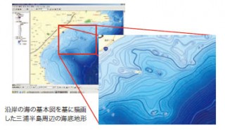 海岸線・海底地形データ