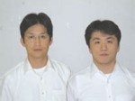 環境森林課森林計画担当 左から森 辰祝 主査、松下 啓太 主任技師