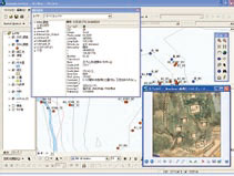 ArcInfo9.0上に表示