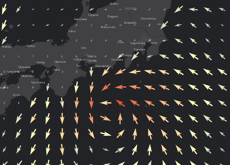 人口密集地の分析のイメージ