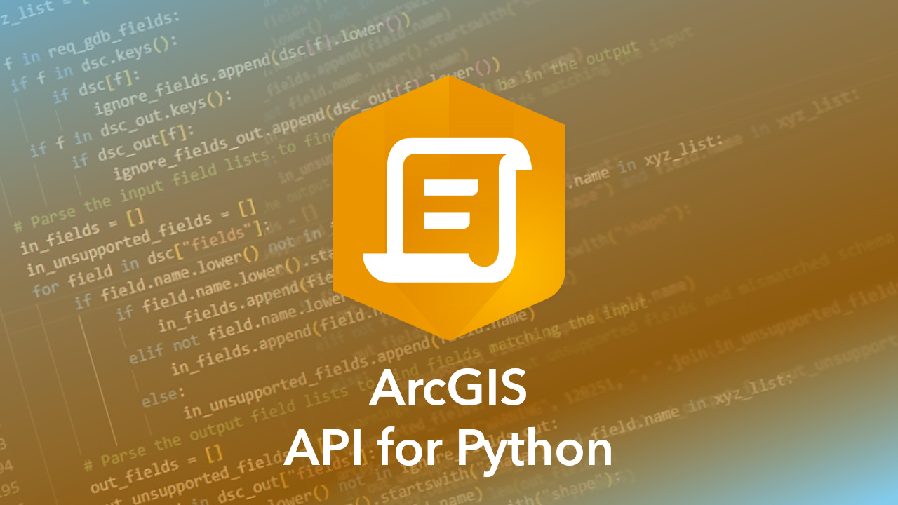 ArcGIS API for Python ロゴ