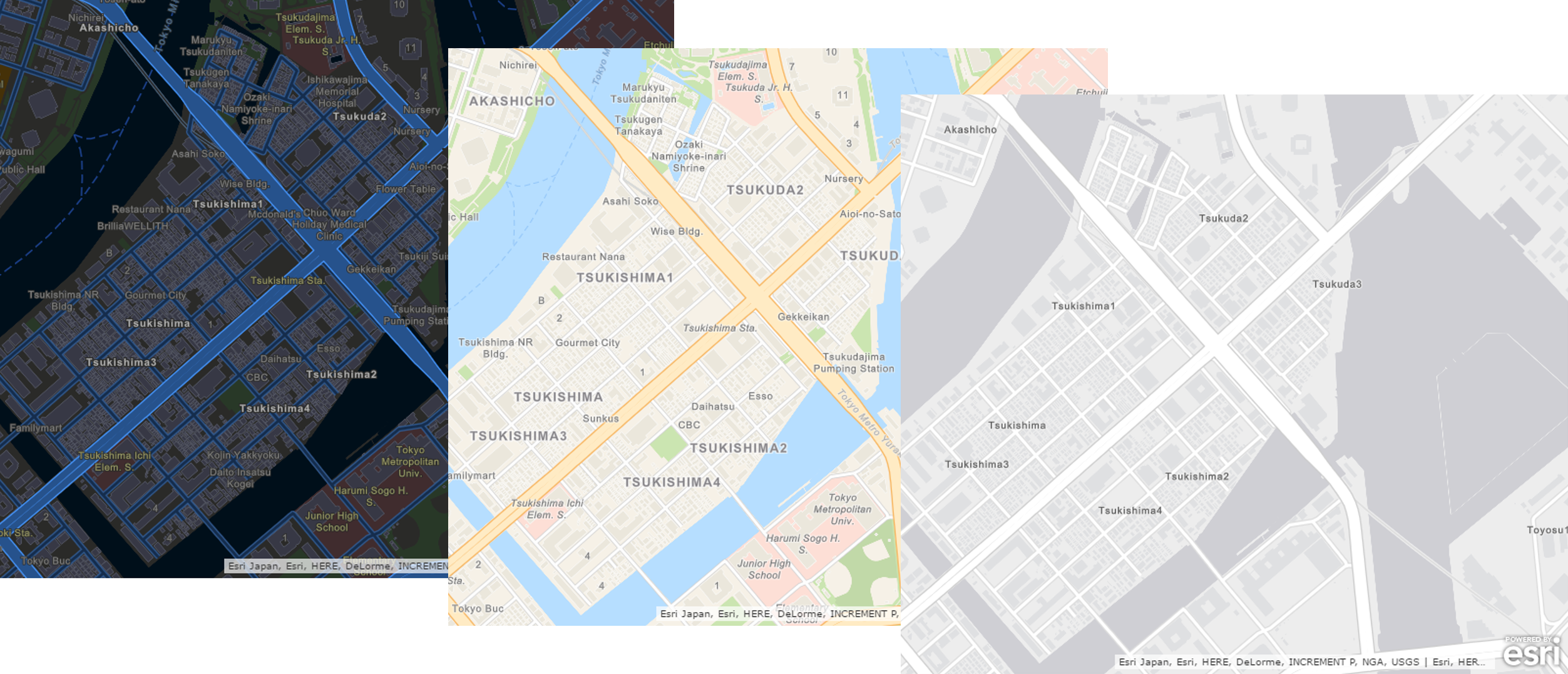 ベクター タイルのイメージ