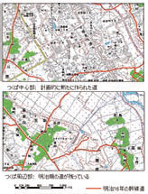 図2.明治期の幹線道の残存