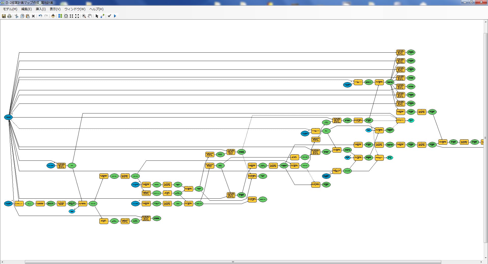 江川主任がモデルビルダーで作成した
経営計画作成支援ツール