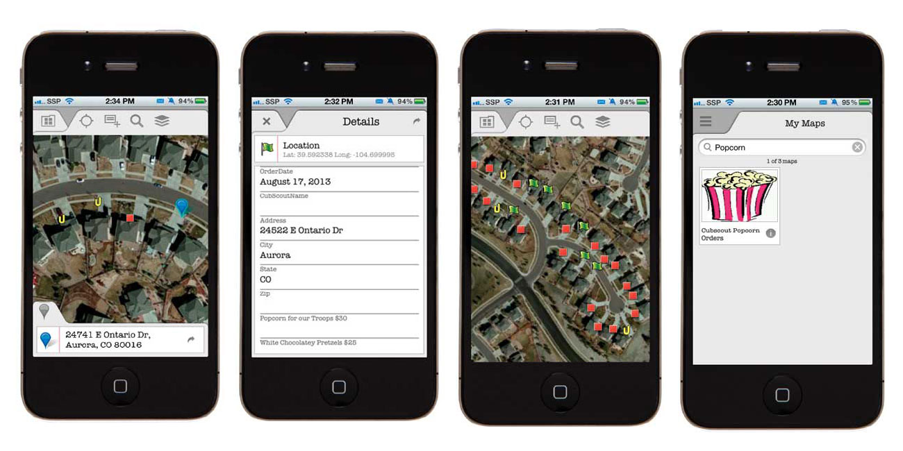 モバイルアプリ画面