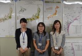 地域メッシュ担当　左から 田中 由美 氏 有山 花恵 氏 畑中 恵美 氏