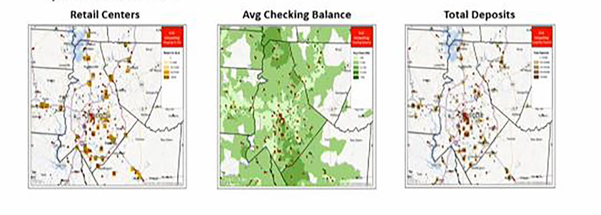 データを地図上に可視化