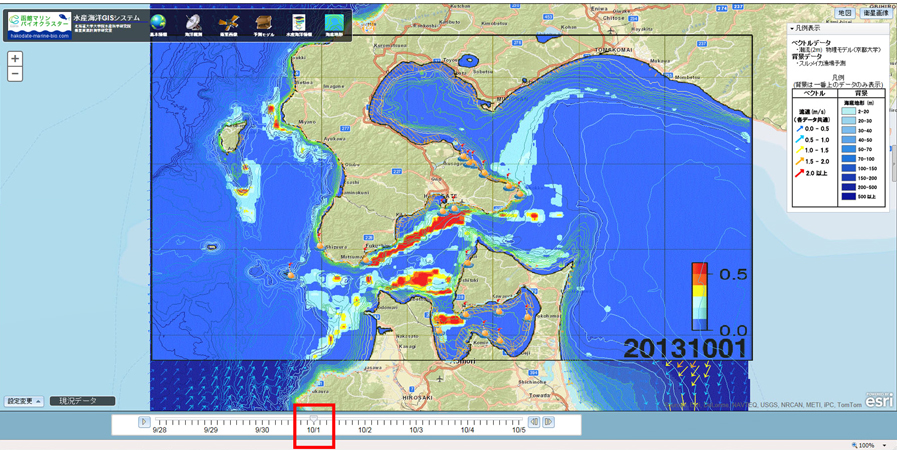スルメイカ漁業予測図1