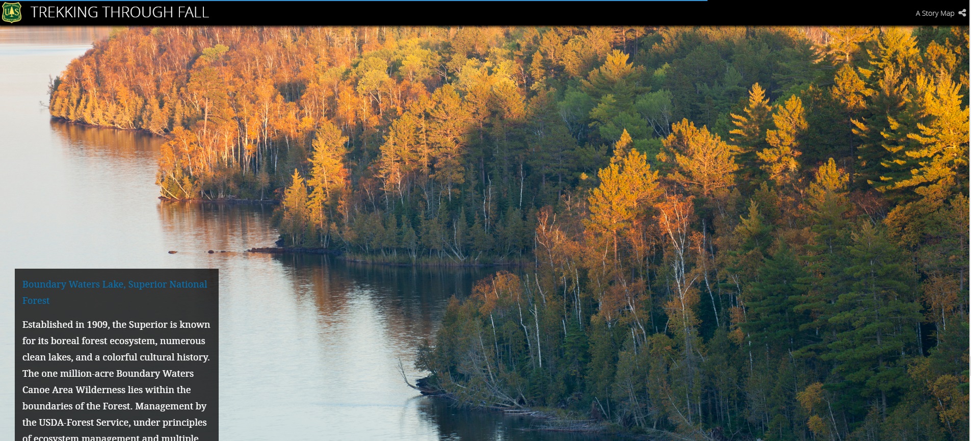 5. バウンダリー・ウォーターズ自然保護区（ミネソタ州）