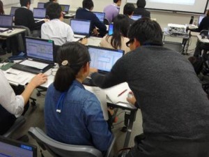 研修風景
研修で作成された地図