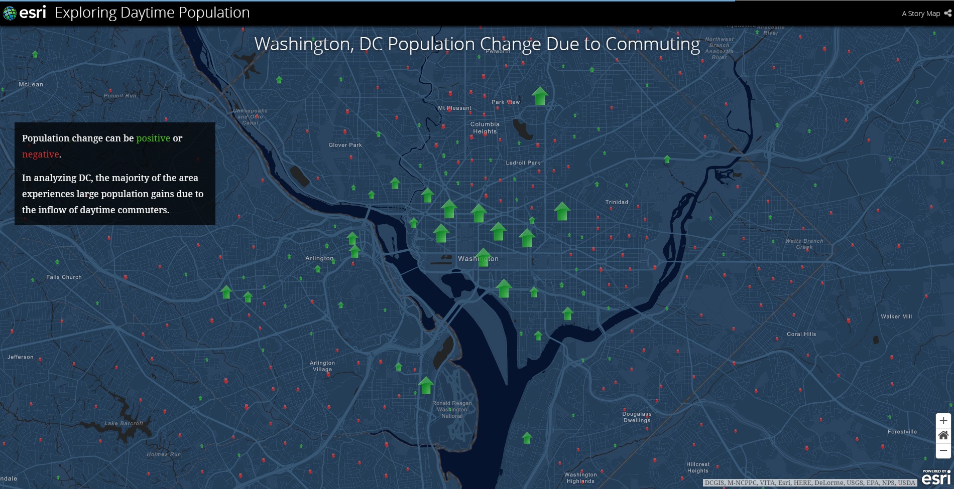 人口をシフトする通勤者