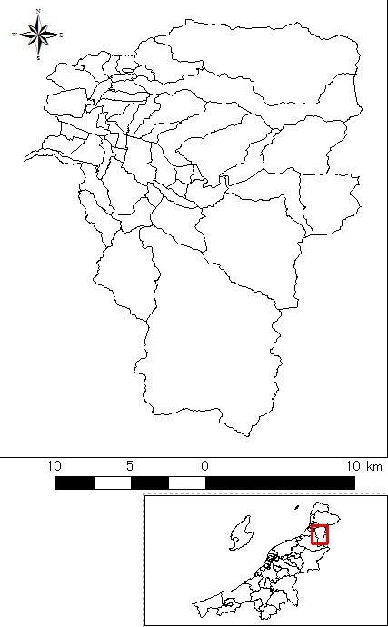 図1：関川村の位置