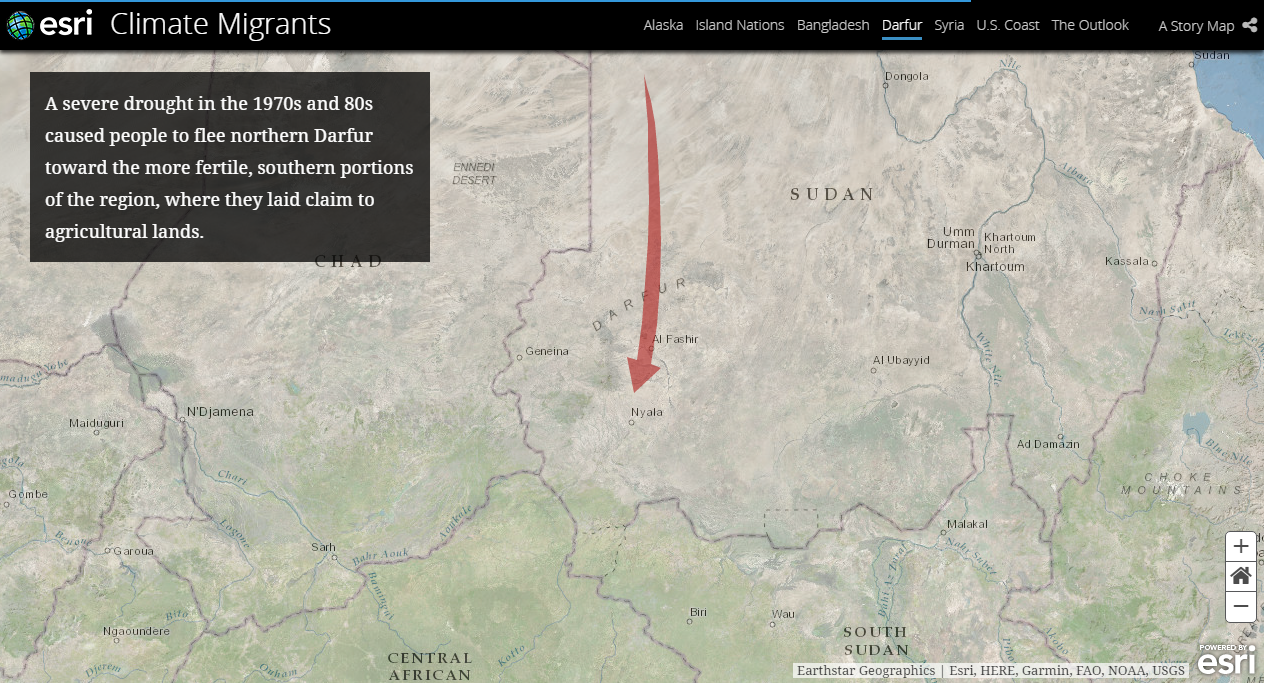 ダルフールと砂漠化