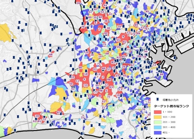 地域の市場特性を活かした製品訴求／提案営業