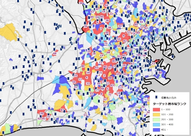 地域のマーケット特性を分析
