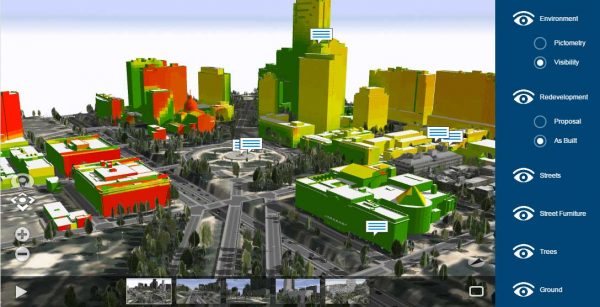 esriジャパンの製品の画面イメージ