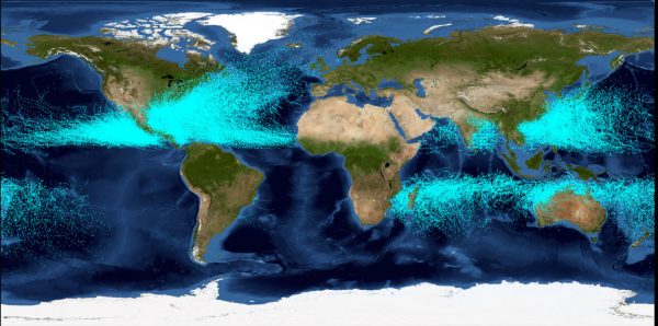 ハリケーン・台風・サイクロンマップ