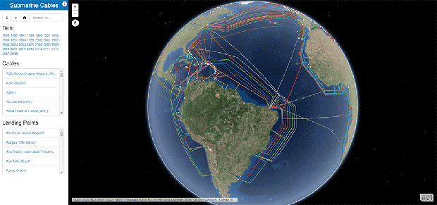 国際間の通信を支えるインフラ