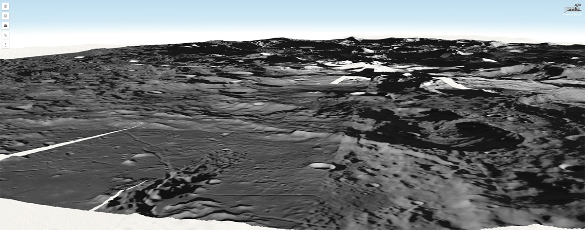 TC オルソマップ南極域 3D