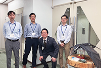 左から事業創造部 デジタルイノベーション室 工藤 尚史 氏、東間 千芽 氏、野村 大祐 氏、押川 考一郎 氏