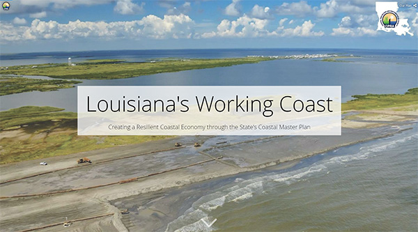 ルイジアナ州沿岸部のグリーンインフラ計画