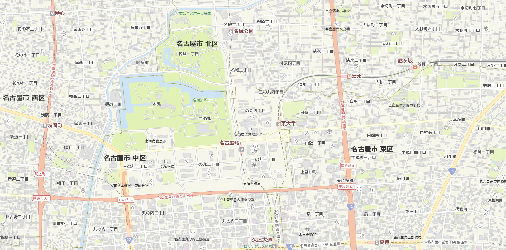 公共地図のイメージ