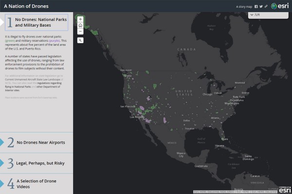 飛行禁止区域や危険エリア、空撮映像などをご紹介